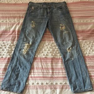 Women’s Levi No Size Guessing Size 4/27 Short baggy loose Jeans